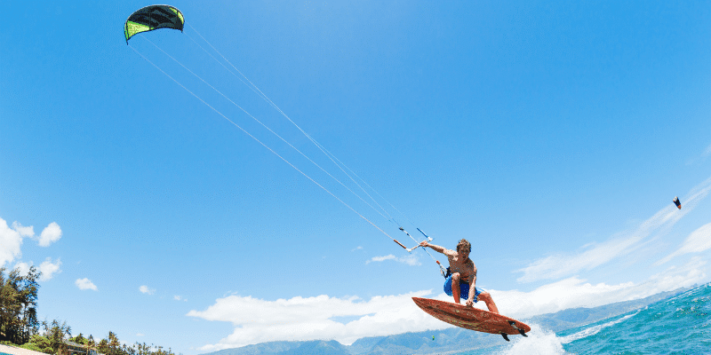 Kite surfing