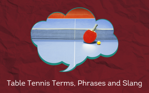 30 Must-Know Table Tennis Terms, Phrases and Slang